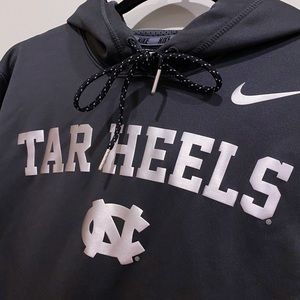 Dark Grey Carolina Tarheel Nike Hoodie.